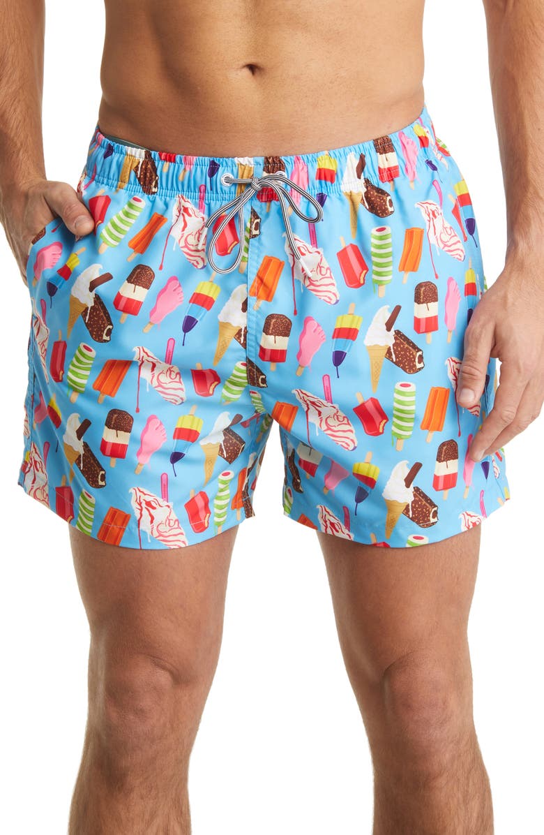 Boardies Ice Cream Mids Swim Trunks, Main, color, 