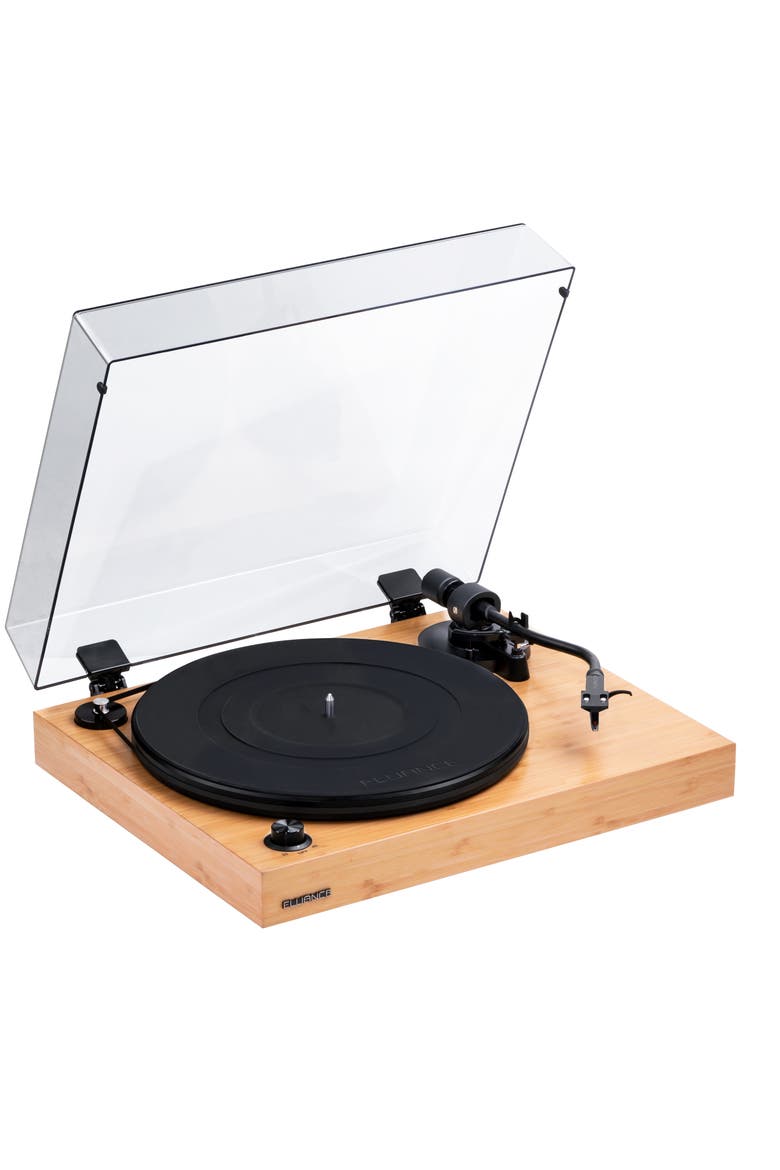 Reference High Fidelity Vinyl Turntable Record Player Ortofon Cartridge, Main, color, Bamboo