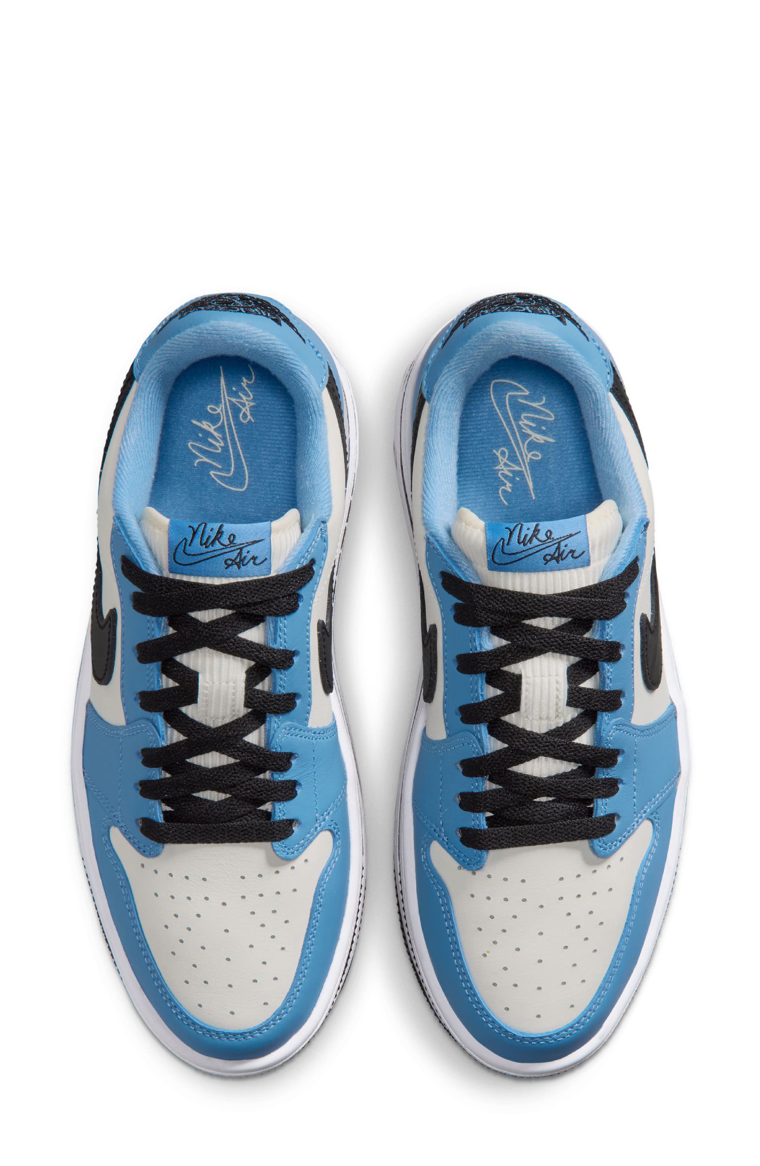 Air Jordan 1 Triple Platform Basketball Sneaker, Alternate, color, BLUE BEYOND/ WHITE