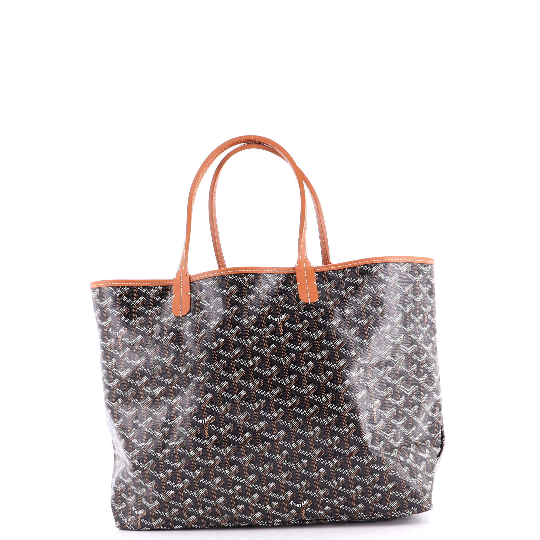 Pre-Owned Goyard Saint Louis Tote Coated Canvas PM, Alternate, color, Brown