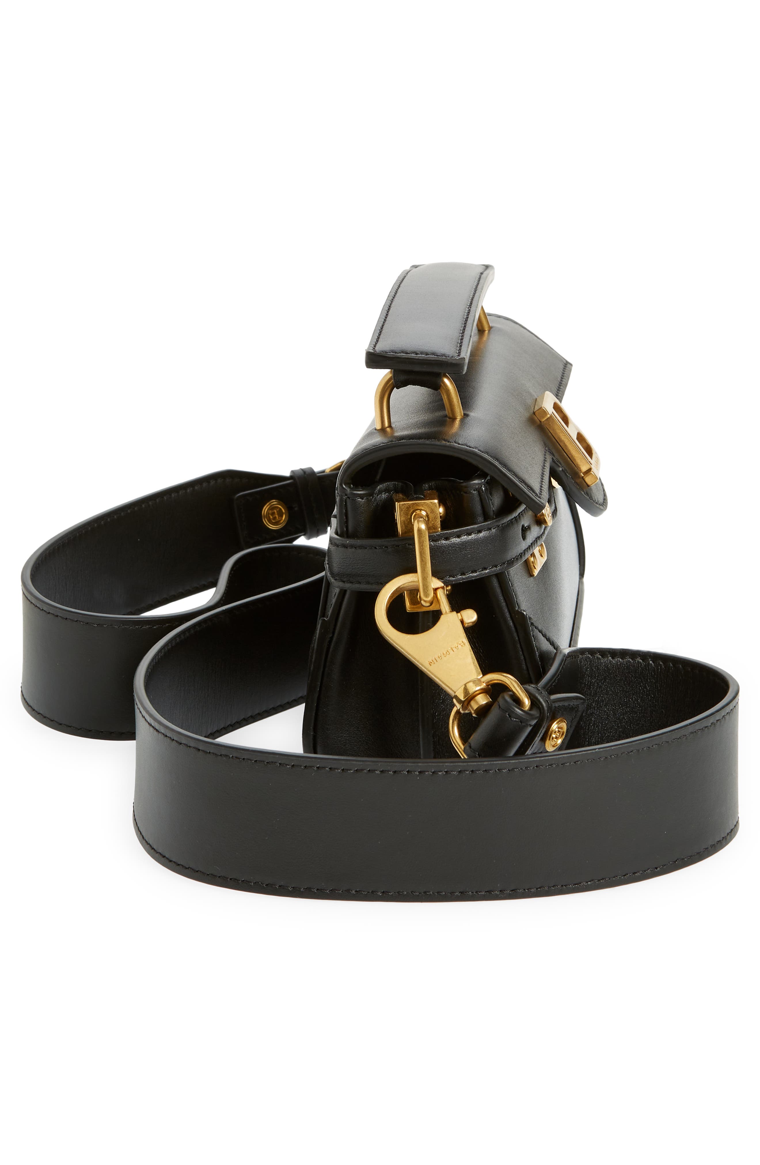 Balmain B-Buzz 19 Handbag, Alternate, color, 