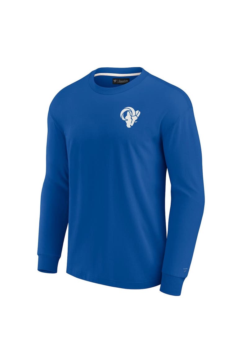 Unisex Fanatics Signature Royal Los Angeles Rams Elements Super Soft Long Sleeve T-Shirt, Alternate, color, Royal
