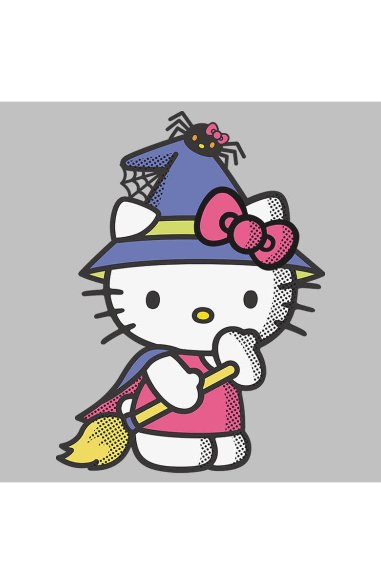 Hello Kitty Women's Hello Kitty Halloween Party Costume Graphic T-Shirt, Alternate, color, Athletic Heather