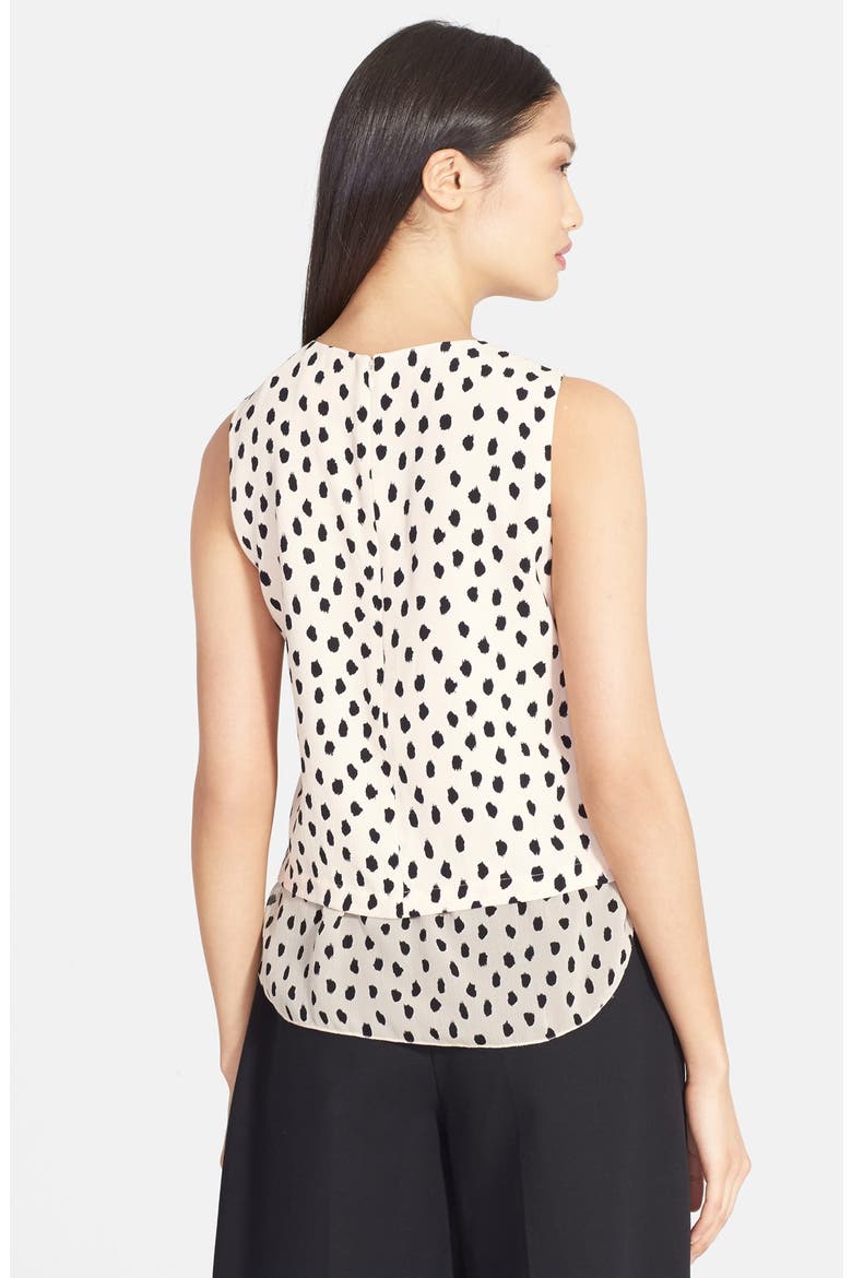 'leopard dot' layered tank, Alternate, color, SHELL