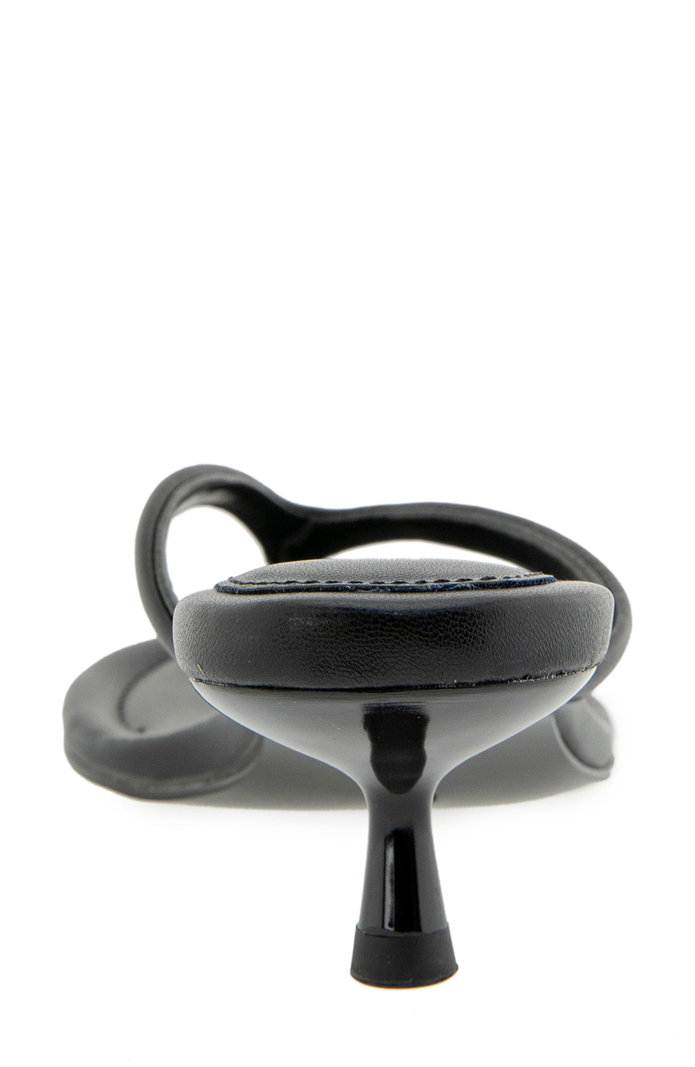 BCBGeneration Iefan Kitten Heel Thong Sandal, Alternate, color, Black