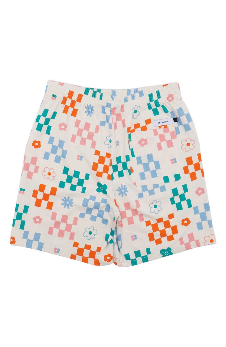 STUDENTS Summer of Love Jersey Shorts, Alternate, color, Cream