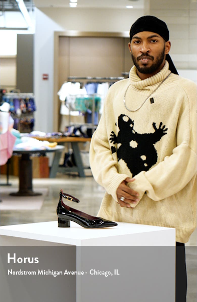 Vitale Ankle Strap Pointed Toe Pump, sales video thumbnail