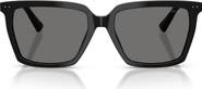 Jimmy Choo 55mm Polarized Square Sunglasses