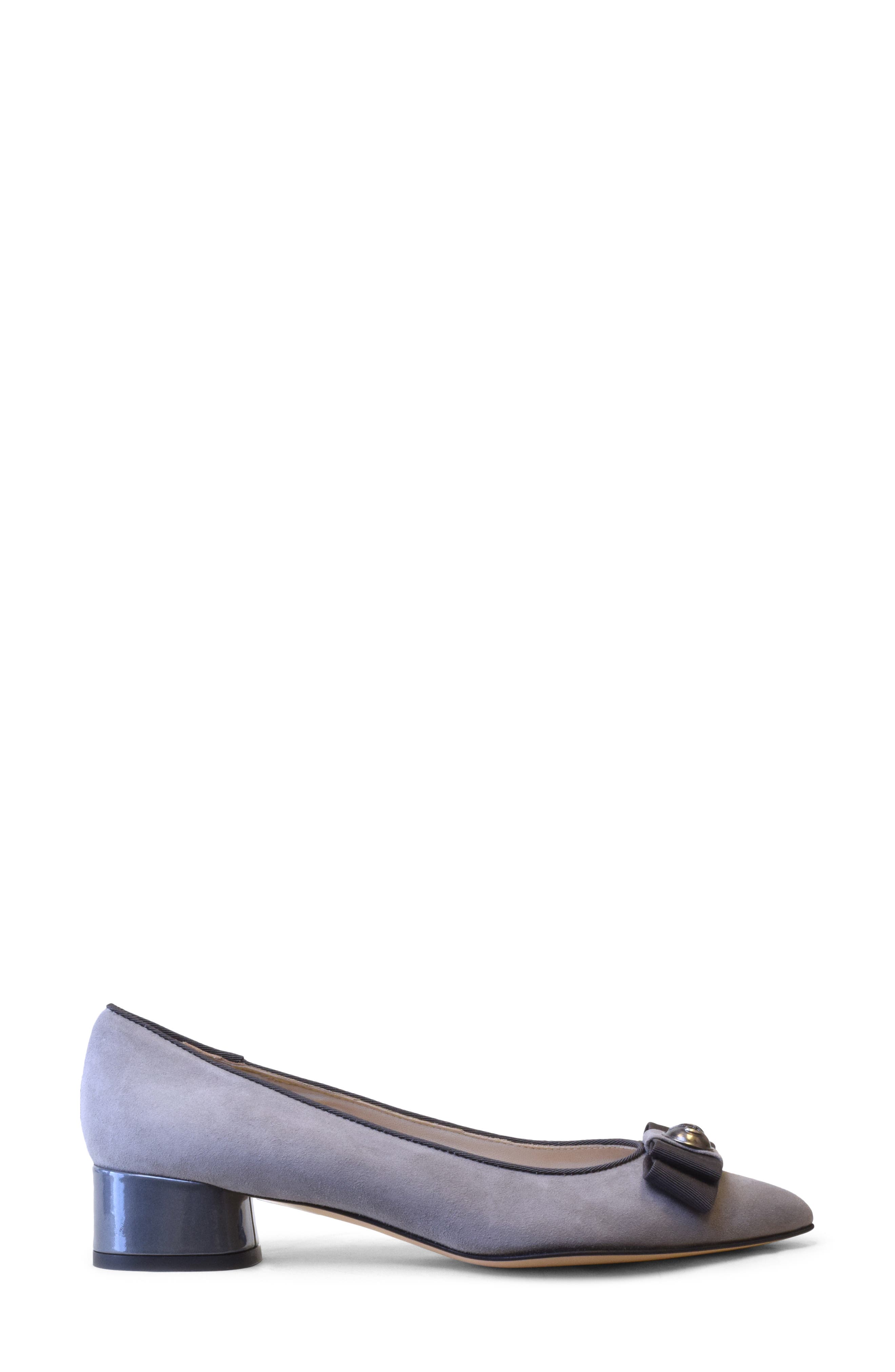 Ares Bow Pump, Alternate, color, LIGHT GREY SUEDE