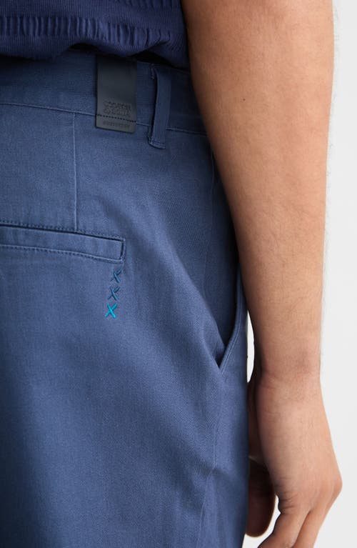 Scotch & Soda Drift Stretch Cotton Chinos In Blue