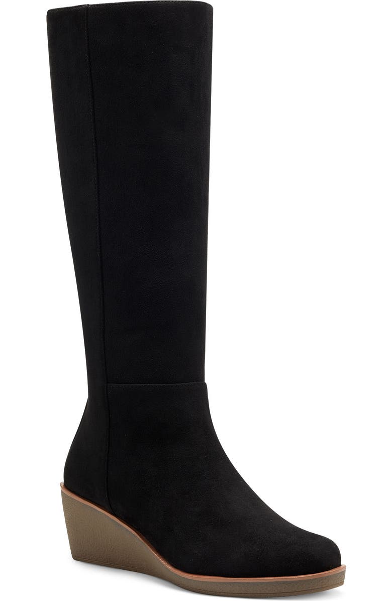 Aerosoles Brenna Knee High Wedge Boot, Main, color,