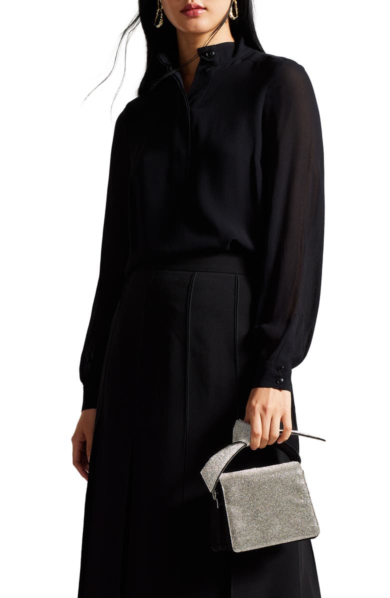 Ted Baker London Nialisa Soft Knot Crystal Crossbody Bag, Alternate, color,