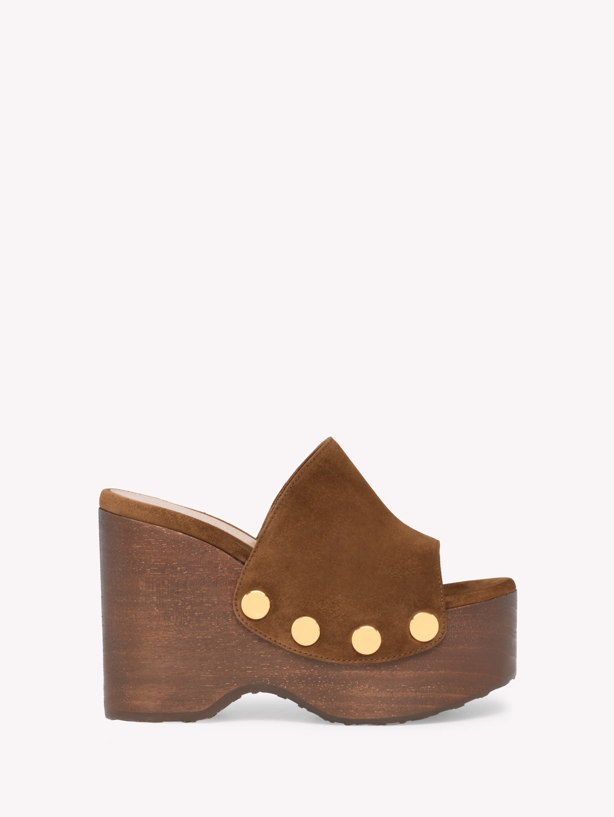 Gianvito Rossi Ardèa Mules, Main, color, Brown Leather