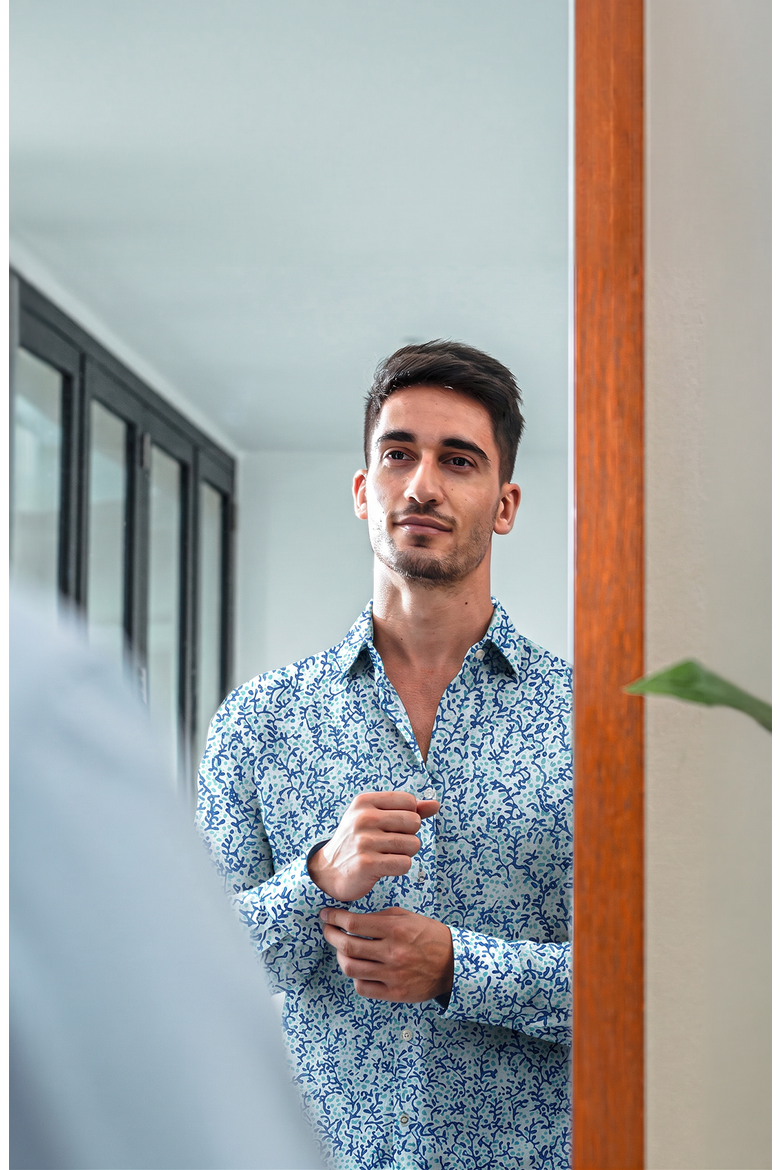 Venture Tech Dress Shirt - Classic Fit, Alternate, color, Through the Vine