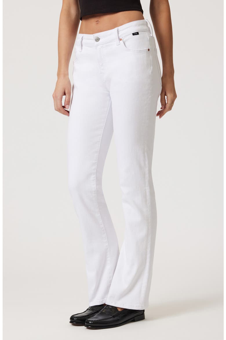 Vicky Bootcut Jeans, Alternate, color, WHITE FLEX BLUE