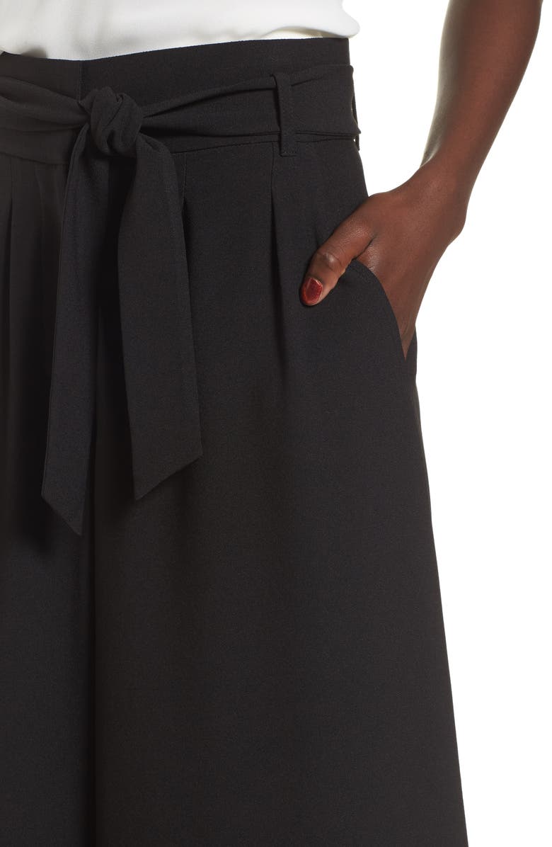 Leith High Waist Crop Wide Leg Pants, Alternate, color,