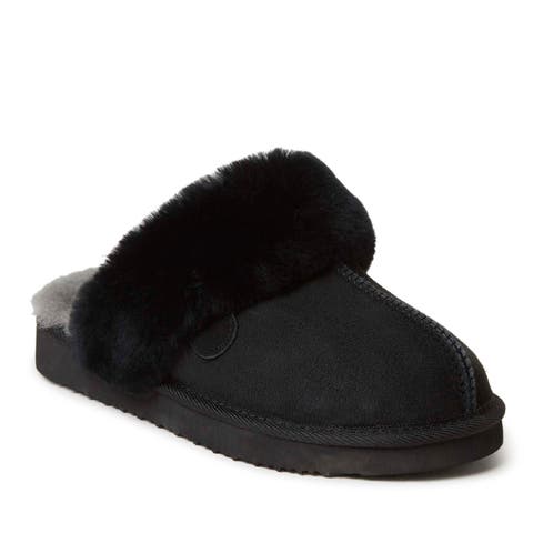 Fireside Sydney Genuine Shearling Scuff Slipper (Women)