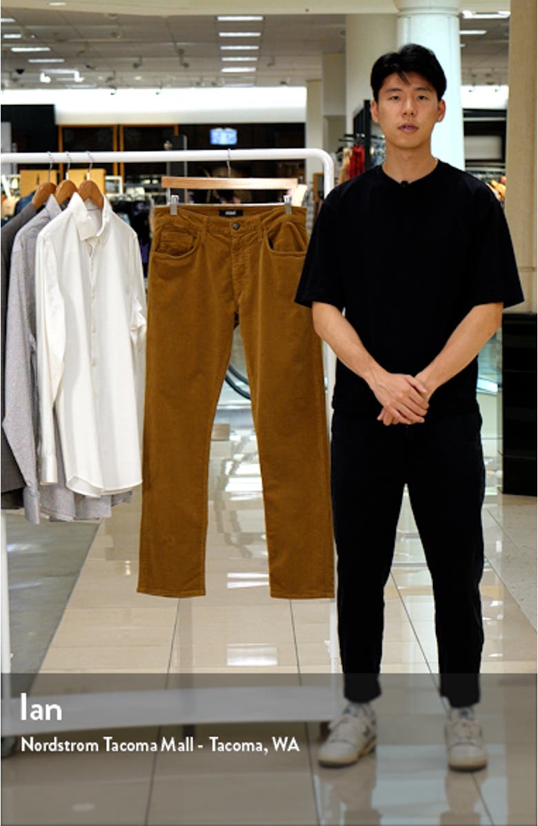 Zach Straight Leg Fit Corduroy Pants, sales video thumbnail