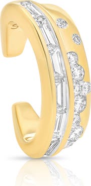 Sara Weinstock Papua 2-Row Diamond Ear Cuff
