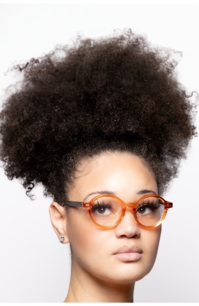 Tribal ëyës Topaz Round 48mm  Eyeglasses, Alternate, color, Orange