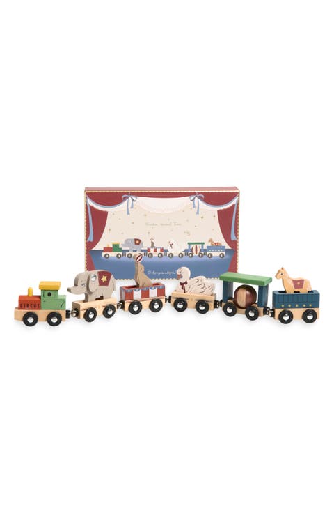 Wooden Animal Train