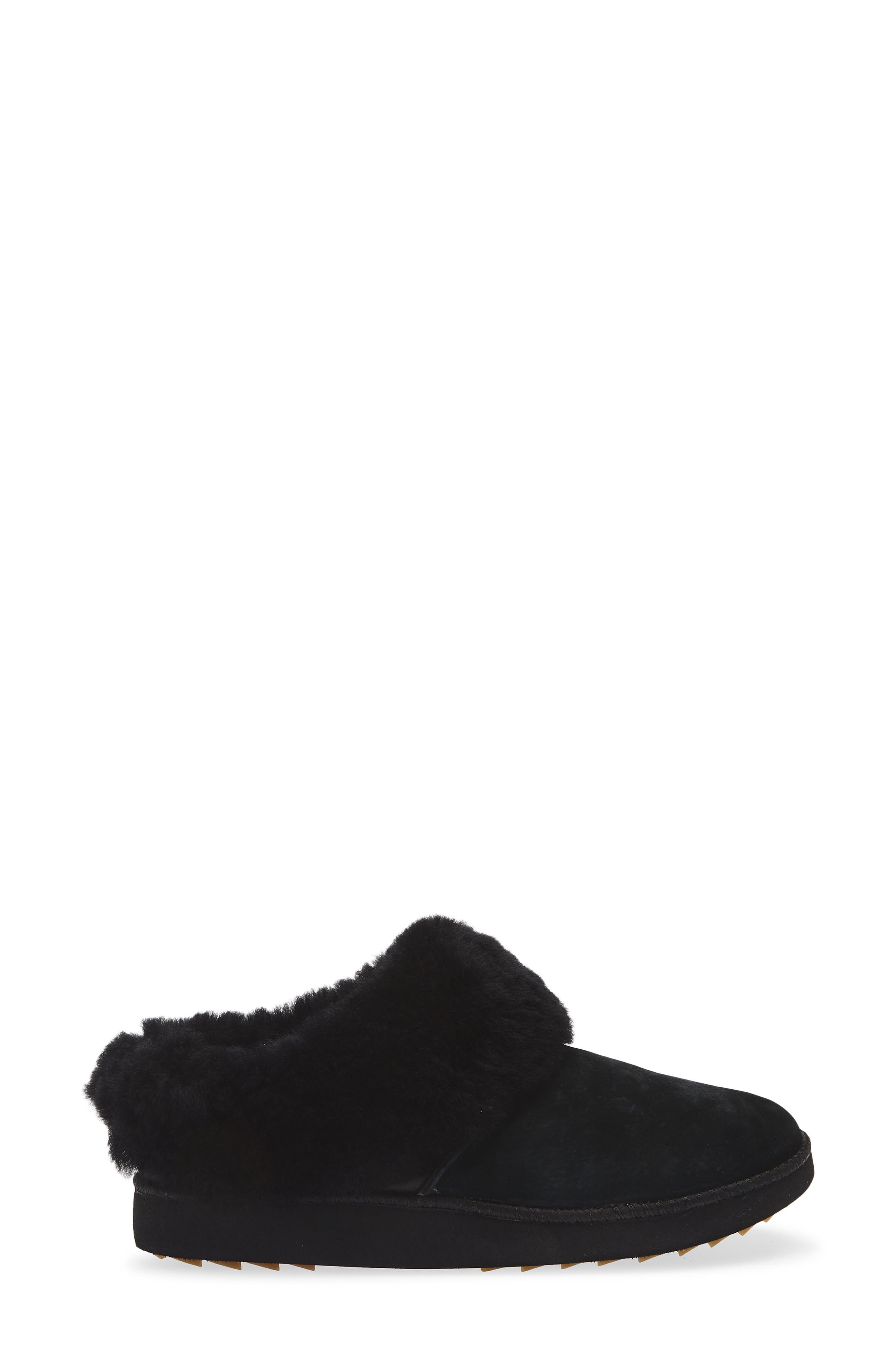 OluKai Ku'i Genuine Shearling Slipper, Alternate, color, Lava Rock / Lava Rock