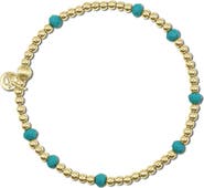 Bowood Lane Halston Gold Filled Beaded Bracelet
