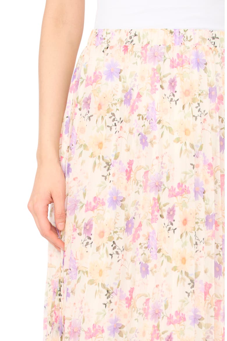 Sunburst Pleated Midi Skirt, Alternate, color, NEW IVORY