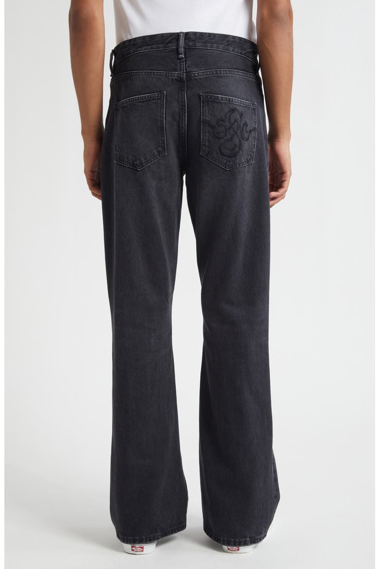 Fog Bootcut Jeans, Alternate, color, BLACK B90