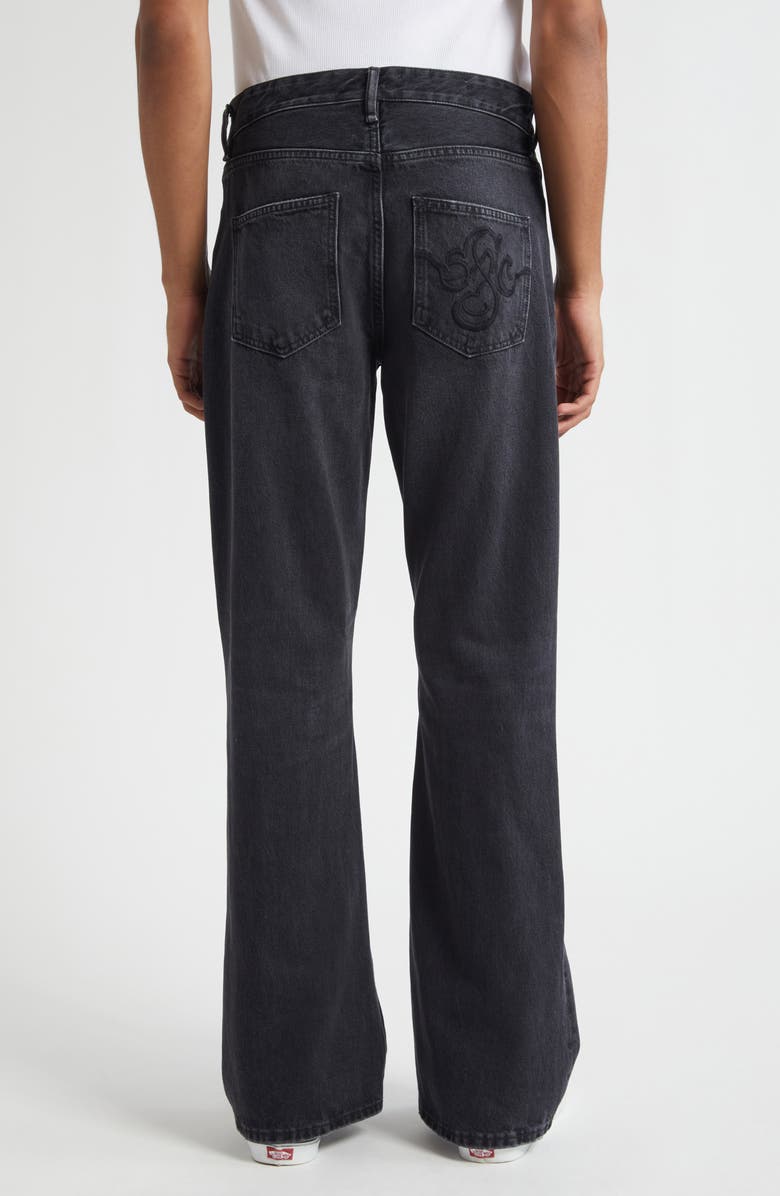 STOCKHOLM SURFBOARD CLUB Fog Bootcut Jeans, Alternate, color, Black