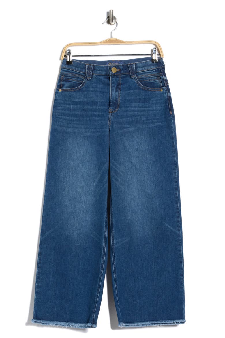 'Ab'Solution Skyrise Wide Leg Pants, Alternate, color, MID BLUE