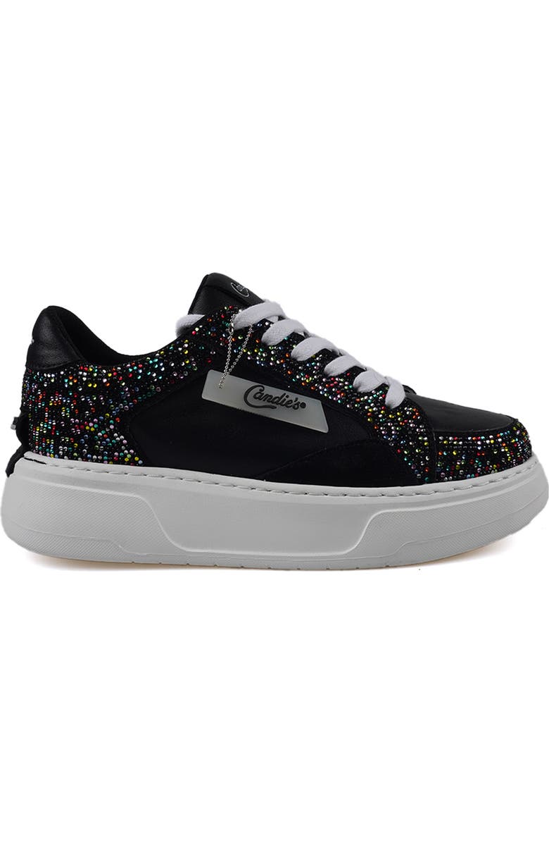 Candie's Gummie-S Platform Sneaker, Alternate, color, Black