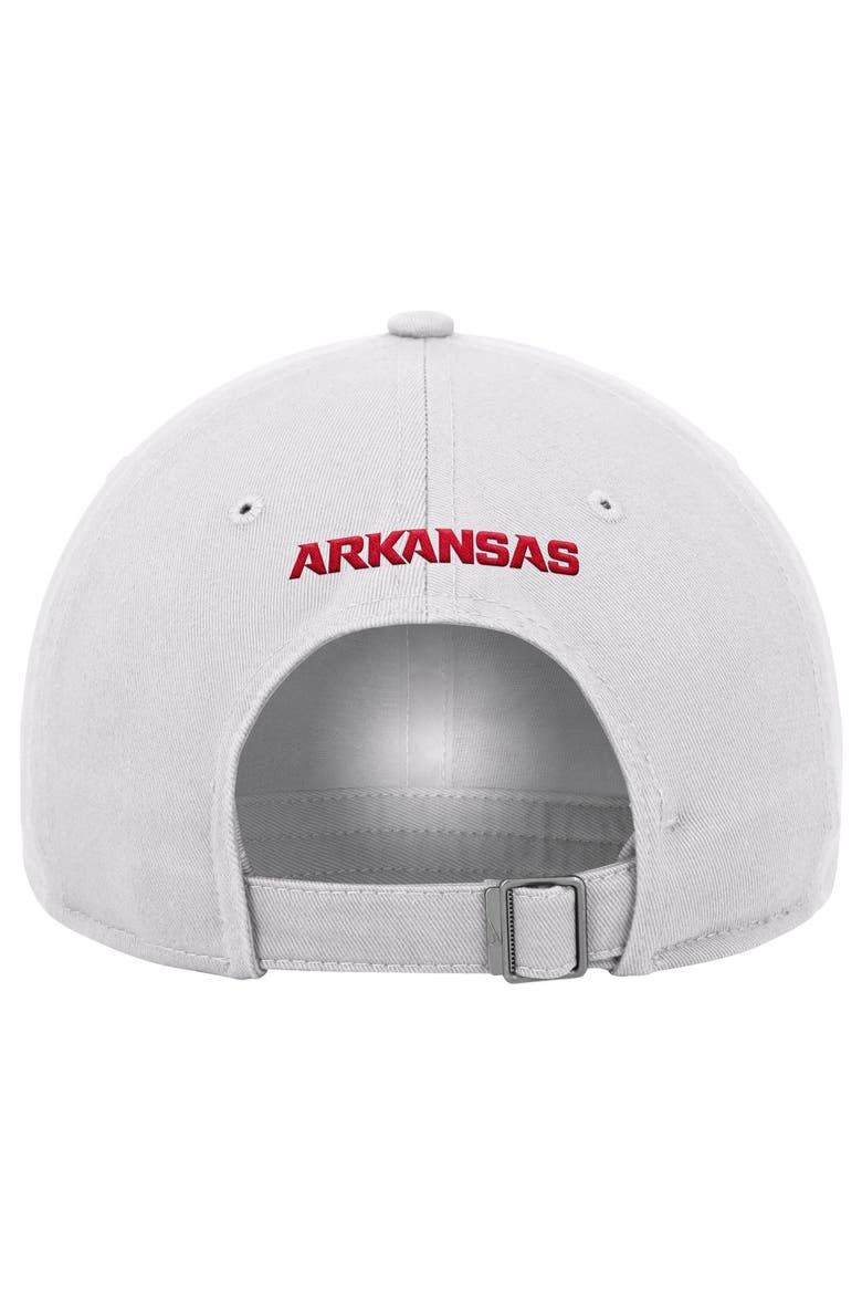 Men's Nike White Arkansas Razorbacks 2026 On-Field Club Adjustable Hat, Alternate, color, White