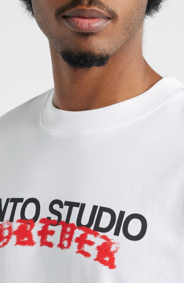 SANTO STUDIO Forever Graphic T-Shirt, Alternate, color, White
