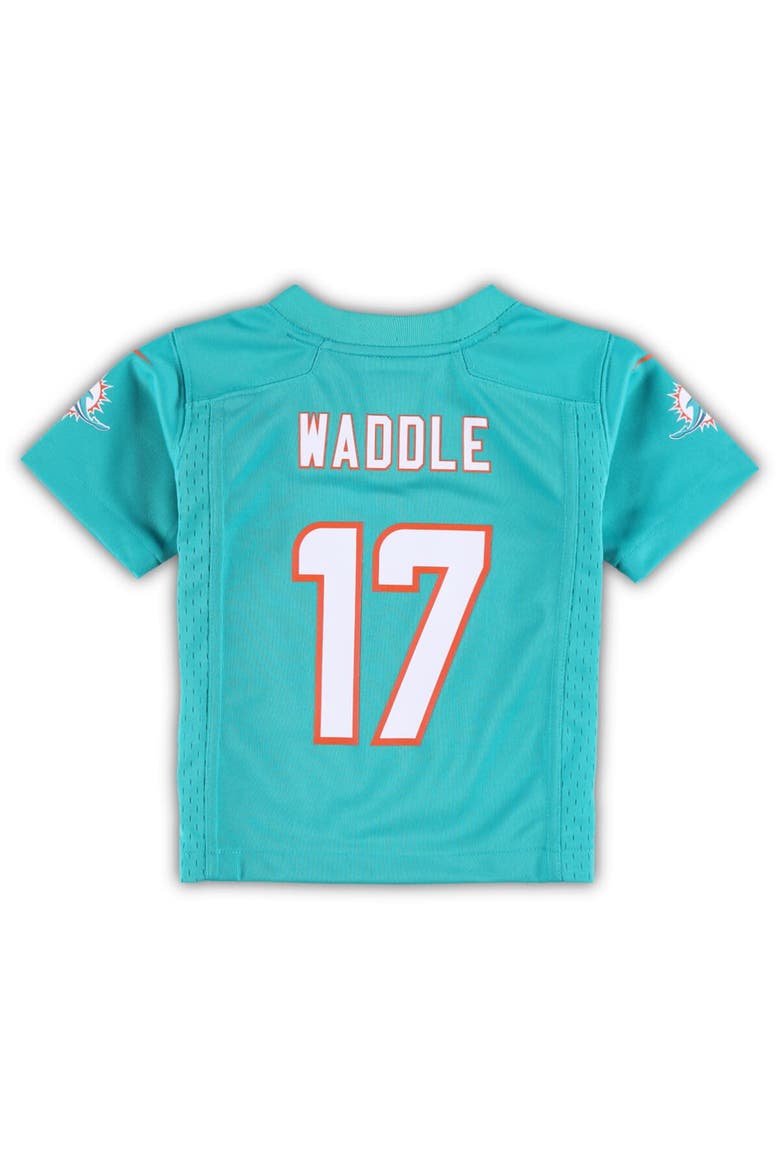Toddler Nike Jaylen Waddle Aqua Miami Dolphins Game Jersey, Alternate, color, Aqua