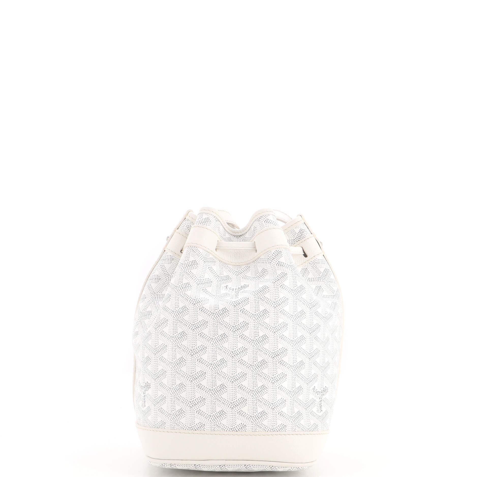 Petit Flot Bucket Bag Coated Canvas PM, Alternate, color, White