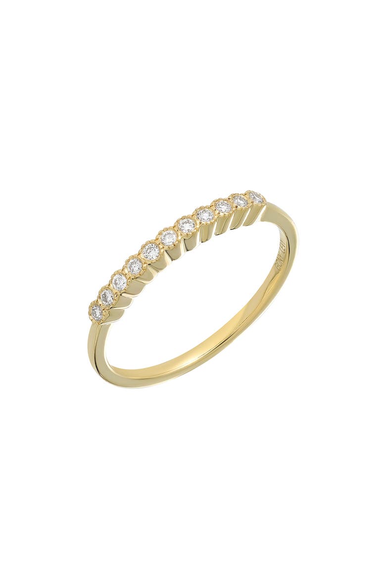 Mykonos Diamond Stacking Ring (Nordstrom Exclusive), Main, color, 18K YELLOW GOLD