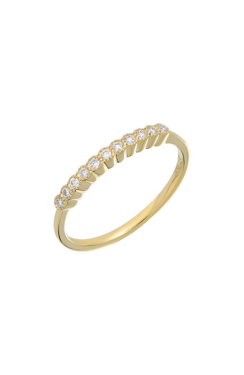 Bony Levy Mykonos Diamond Stacking Ring, Main, color, 