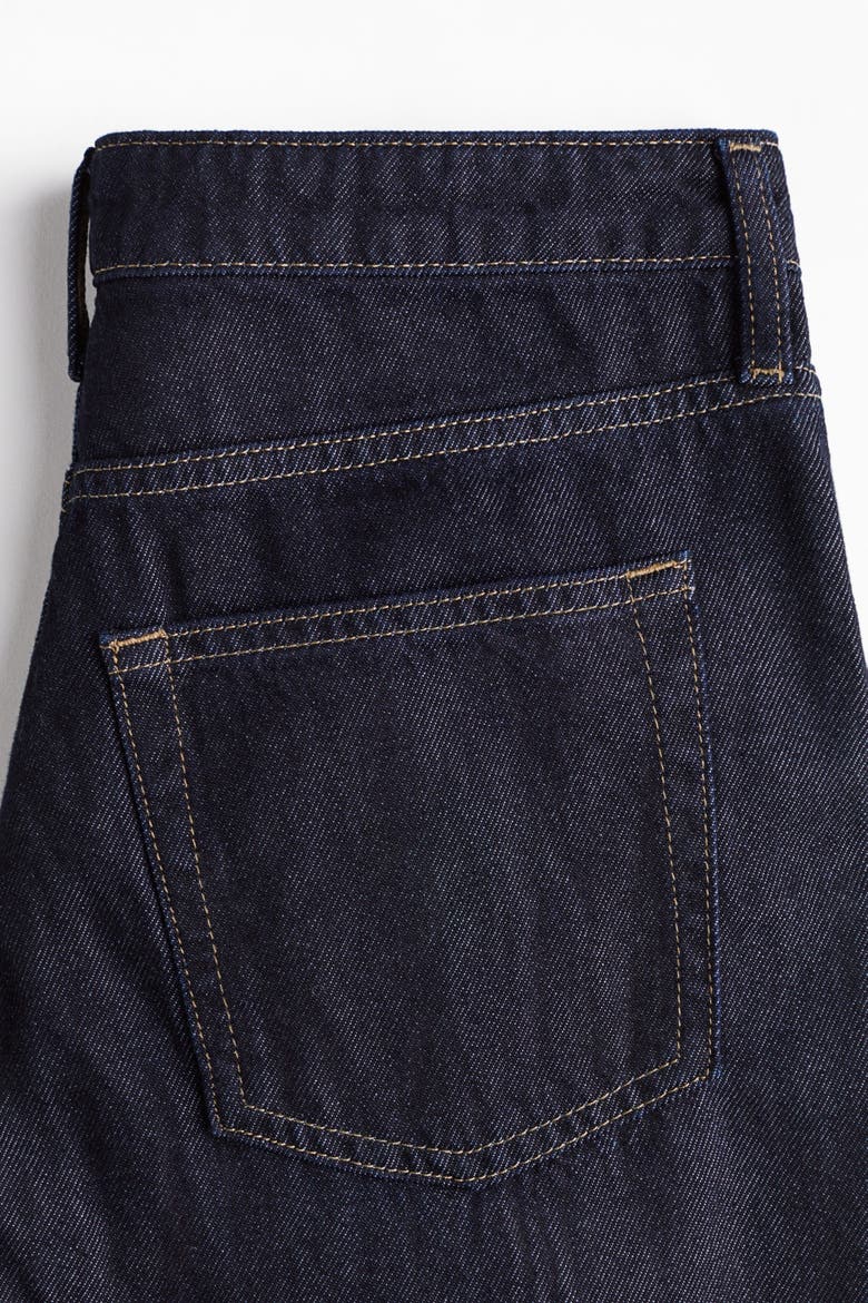 Feather Soft Wide Regular Jeans, Alternate, color, Dark denim blue