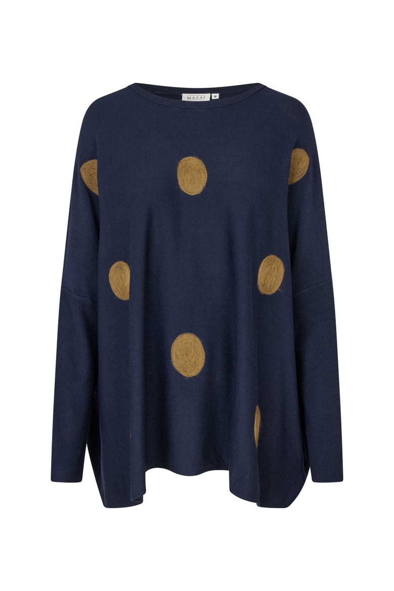Long Sleeve Round Neck Knit Jumper, Alternate, color, Navy Blazer