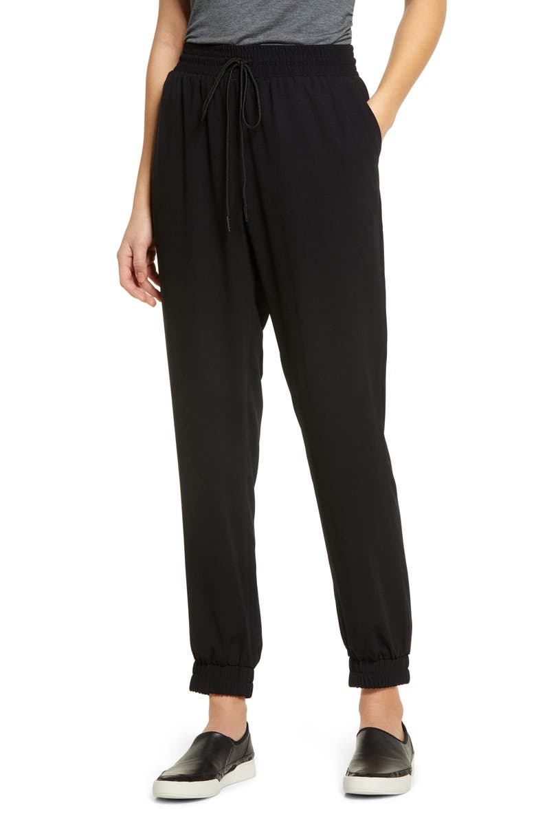 Halogen<sup>®</sup> Tie Waist Woven Joggers, Main, color,