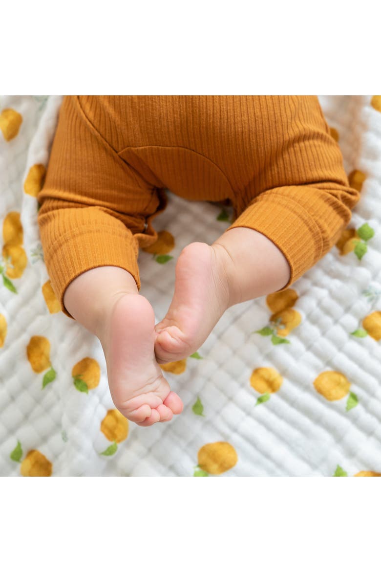 Boutique 100% Organic Cotton Muslin Baby Blanket, Alternate, color, Fresh Fruit
