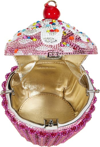 Cherry Cupcake Crystal Clutch