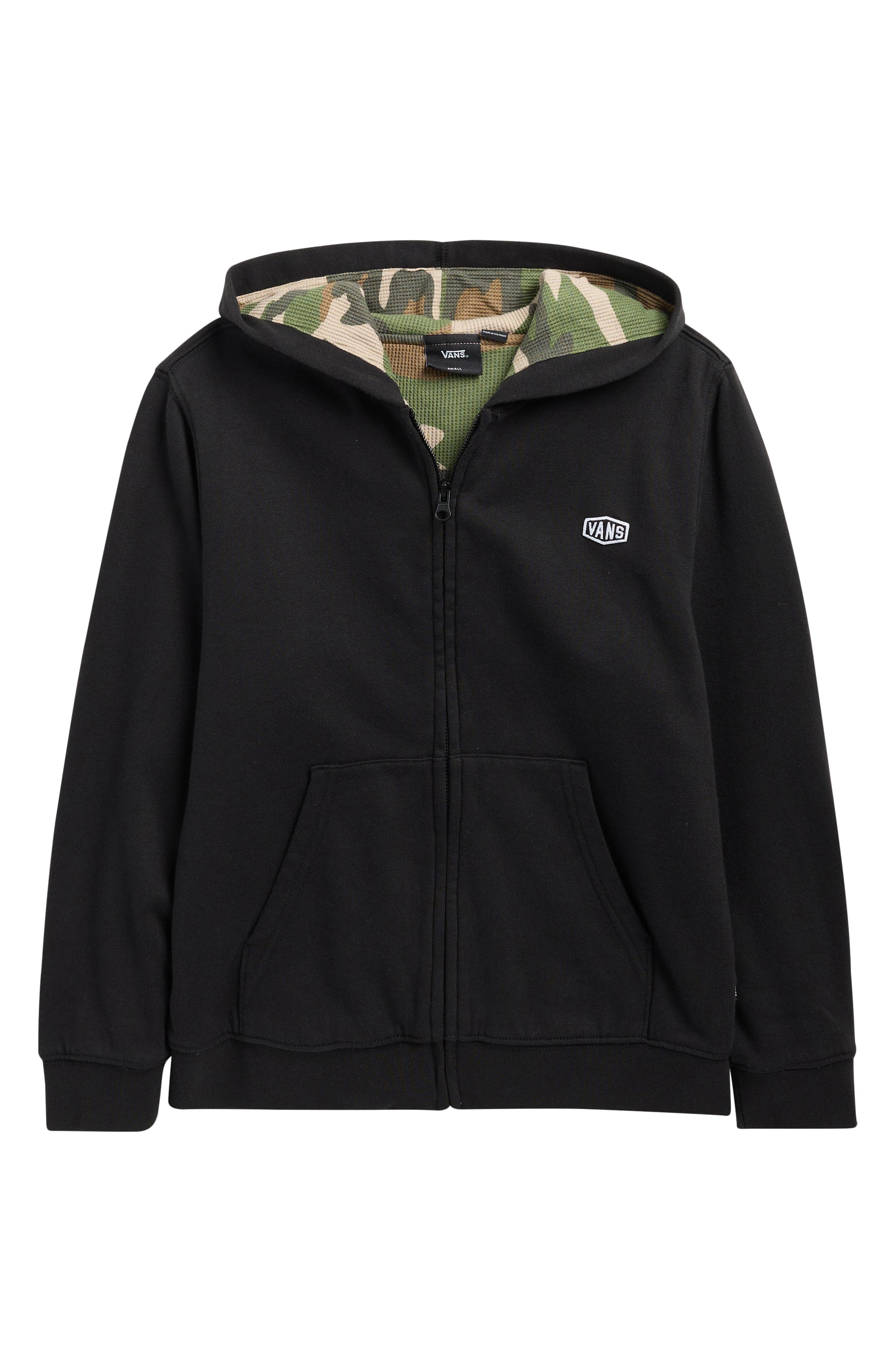 Vans Kids' Dover Thermal Lined Zip-Up Hoodie