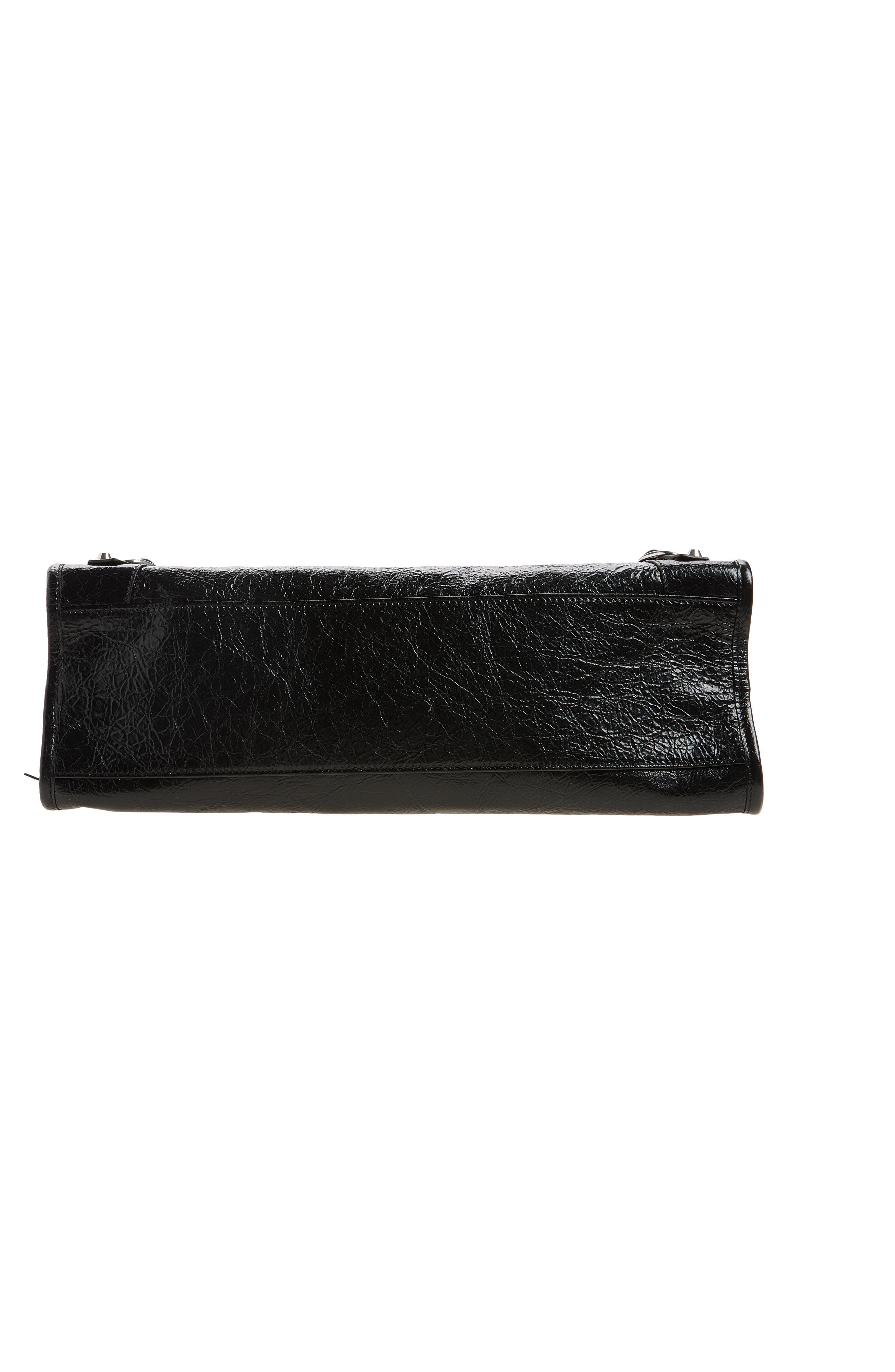 Medium Le City Arena Leather Satchel, Alternate, color, 1000 BLACK