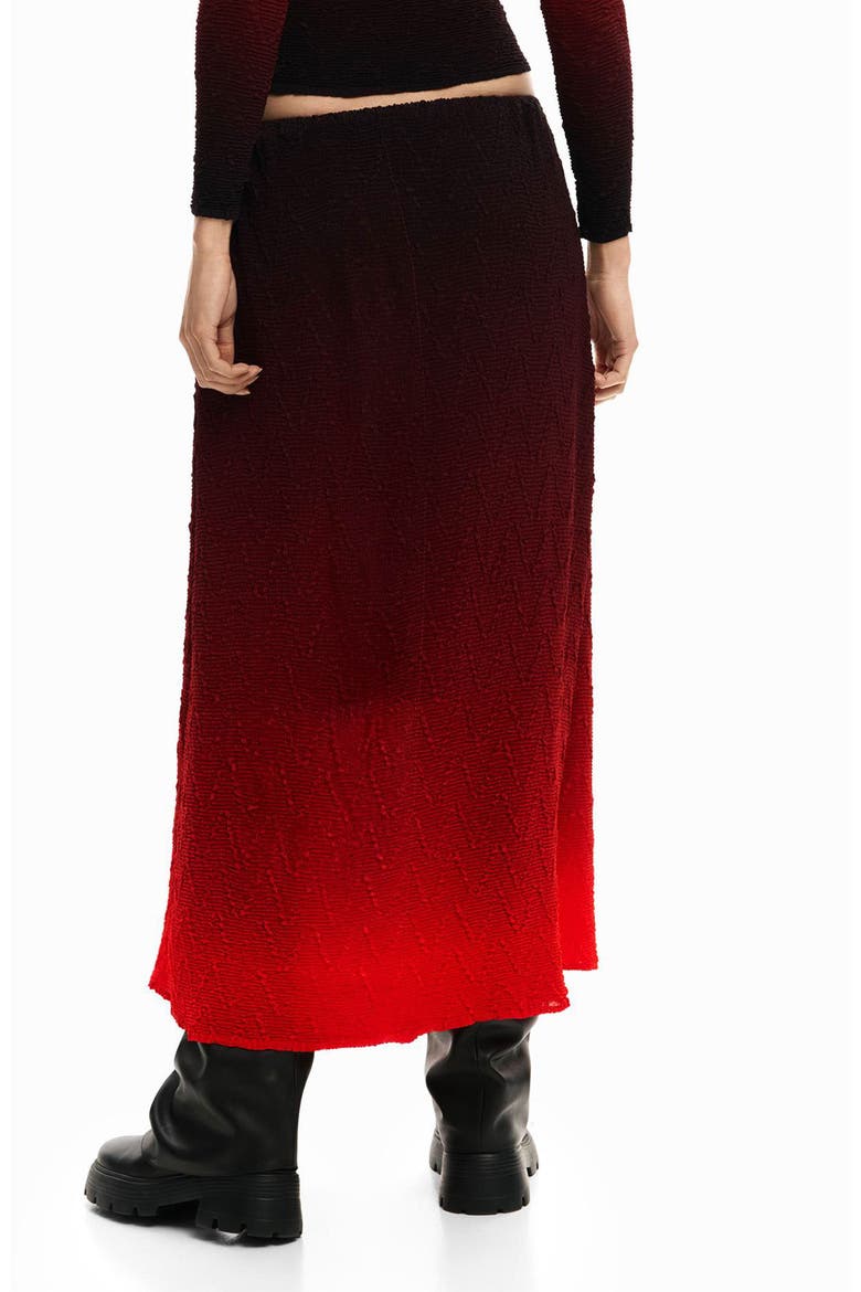 Gradient Tube Skirt, Alternate, color, ORANGE RED