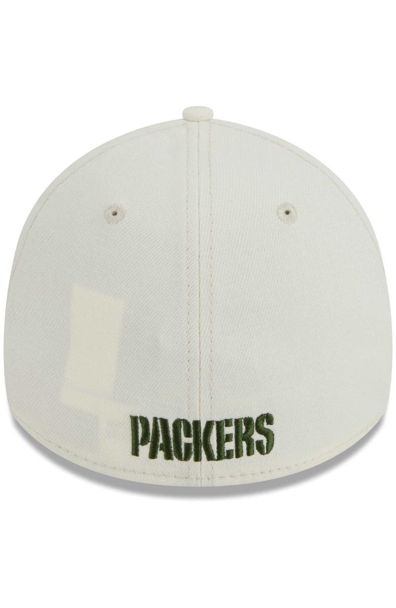 New Era Men's New Era Cream Green Bay Packers Classic 39THIRTY Flex Hat, Alternate, color, 