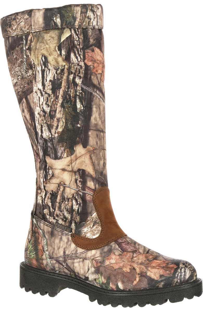 Rocky Waterproof Waterproof Snake Boot, Main, color, Mossy Oak Break Up Country