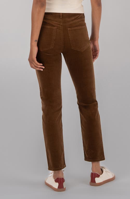 Kut From The Kloth Rachael High Waist Corduroy Mom Jeans In Brown