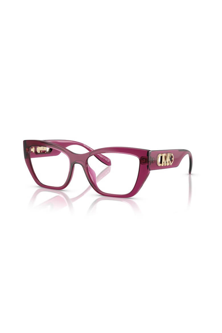 52mm Square optical glasses, Main, color, Pink